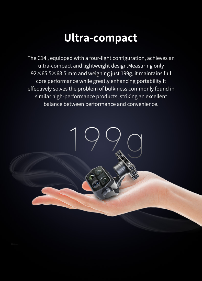 Skydriod C14 3-axis multi-function four-Light Camera gimbal 11 C14%E8%AF%A6%E6%83%85%E5%9B%BE %E8%8B%B1%E6%96%87 10
